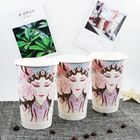 Disposable Paper Coffee Cups 16oz, Hot Chocolate Paper Cups Food Grade Ink