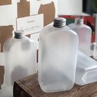 Botol minuman plastik PET bening dengan logo untuk toko boba