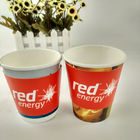 Biodegradable Paper Cup Sleeve 12oz Hot Coffee Food Grade Kertas Kraft Bergelombang
