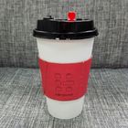 Takeaway Cardboard Piala Coffee Sleeves Kekakuan Tinggi Dengan Ukuran Disesuaikan