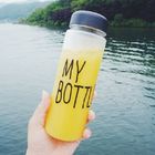 Teh Susu 400ml Botol Jus Hewan Peliharaan, Botol Jus Kosong Dengan Toko Makanan Penutup Logo