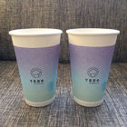 Single Wall Disposable Paper Cup 12oz Minuman Panas Dengan Logo Minuman Ps Pp Lid