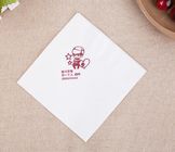 Tisu Kertas Serbet Kopi Dengan Kertas Logo Restaurant 15-25 Gsm / M2 Virgin Pulp