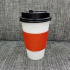 Logo Custom Cup Coffee Sleeve Sleeve Dengan Kertas Kraft Bergelombang Food Grade