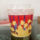 150oz Wadah Makanan Sekali Pakai Kertas Ember Popcorn Untuk Restoran