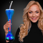 900ml Clear Party LED Yard Cup Cocktail PET Slush Ice Cup Tinggi 40cm