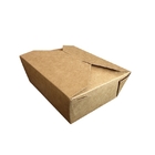 Kotak Makan Siang Kertas Takeaway Sekali Pakai Kemasan Makanan Kotak Kertas Kraft