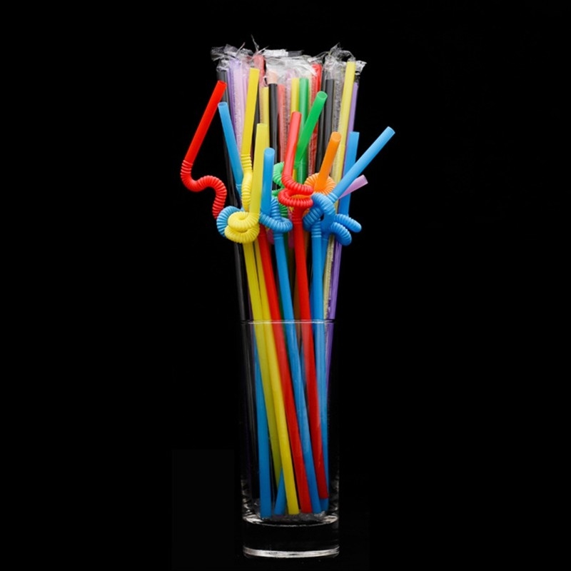 Logo Disesuaikan Plastik Dan Jerami Kertas Kombinasi yang Sempurna dari Ketahanan dan Desain Ramah Lingkungan