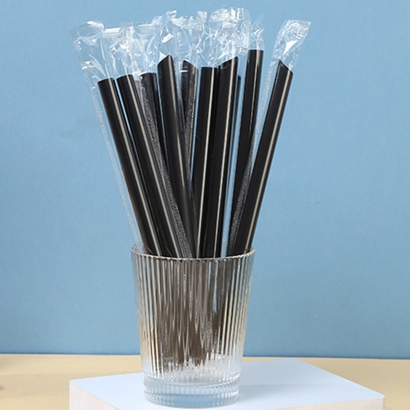 Plastik Fleksibel dan Ramah Lingkungan dan Jerami Kertas 100 Jumlah untuk Bisnis Anda
