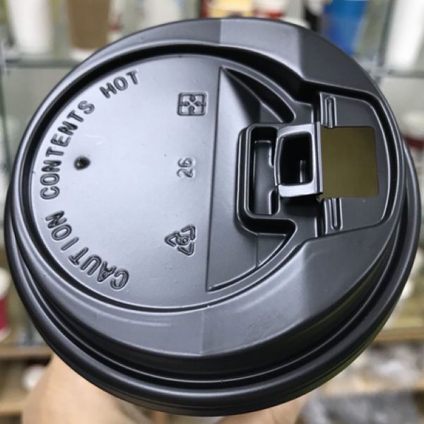 Tutup Piala Plastik Sekali Pakai 80mm 90mm Ps Opsional Warna Ramah Lingkungan Sgs