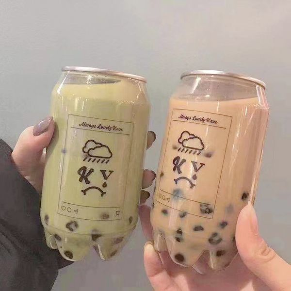 Botol Minuman Plastik Bpa Gratis 330ml Bisa Untuk Teh Boba Anggur Ramah Lingkungan