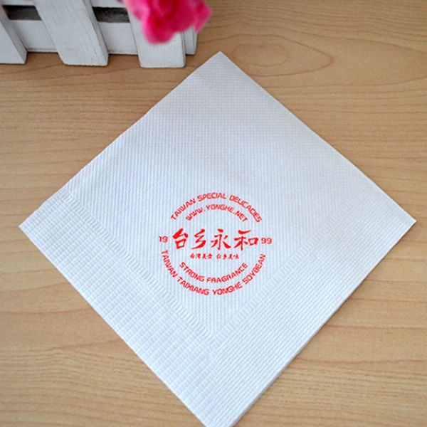 Safety Colored Paper Dinner Serbet 25 * 25 Cm Restoran Boba Tea Shop