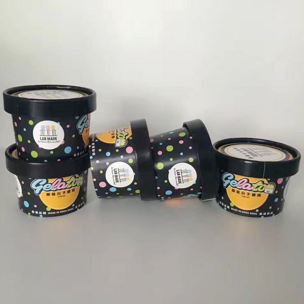 1oz To 32oz Disposable Ice Creams Cups With Lids, Paper Ice Cream Sundae Cups