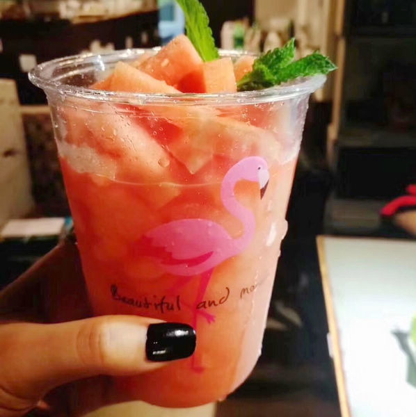 Bubble Tea Disposable Supplies Disposable Plastic Cups With Lids Personalised Disposable Cups 16oz Pet