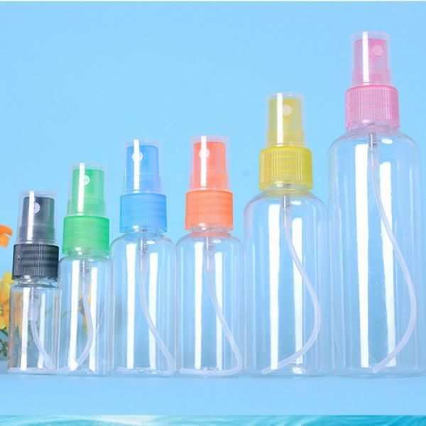 Botol Minuman Semprot Plastik Logo Disesuaikan 60 Ml Tidak Kebocoran Multi Warna