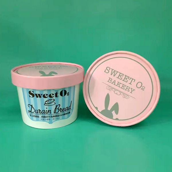 Ice Cream Paper Cups 8 Oz untuk Packing Cara Packing yang disesuaikan dapat diterima