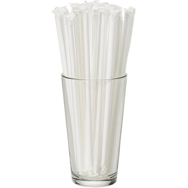 Tepung Jagung Biodegradable PLA Minum Jerami Untuk Toko Teh Boba