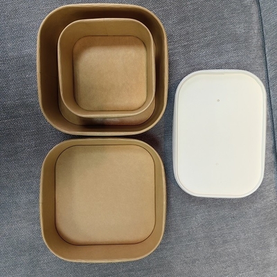 Wadah sekali pakai khusus mengambil kotak kemasan makan siang untuk wadah kotak kemasan kertas makanan cepat saji