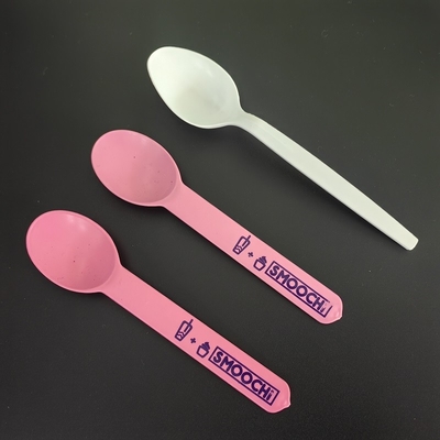 Pisau garpu sendok khusus yang dapat disusun PLA untuk toko es krim